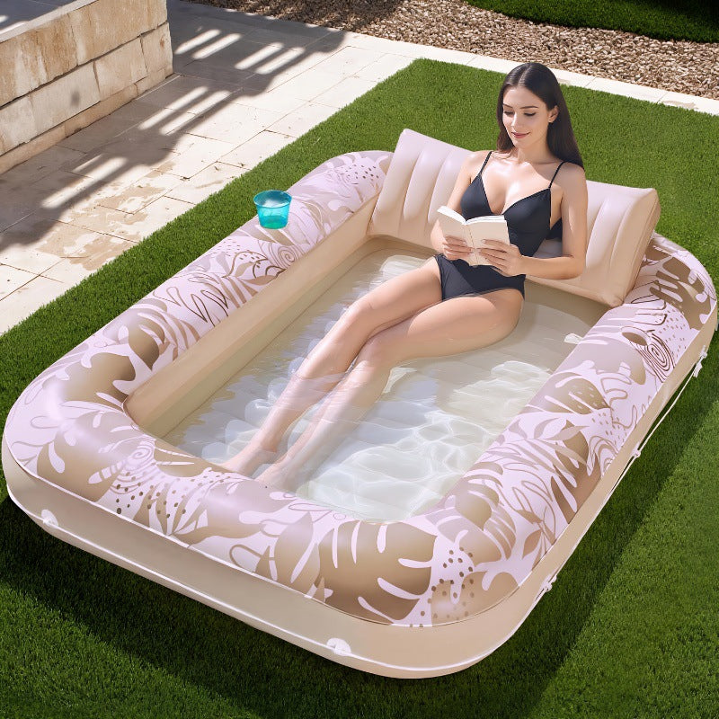 Inflatable Tanning Pool Lounge Chair